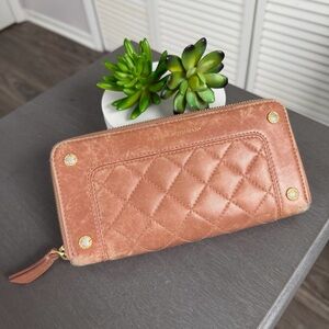Frieda Rothman Quilted Leather Wallet
